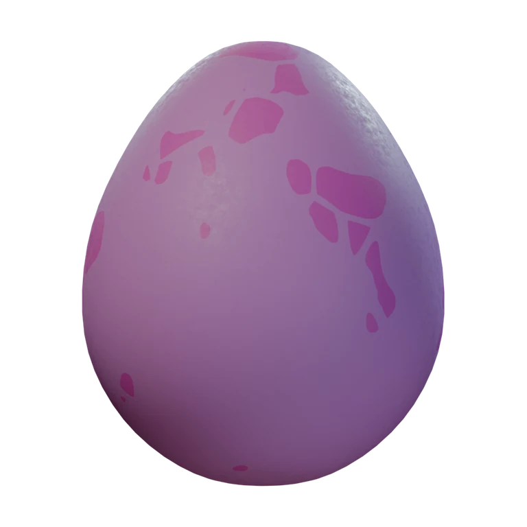 Pink egg